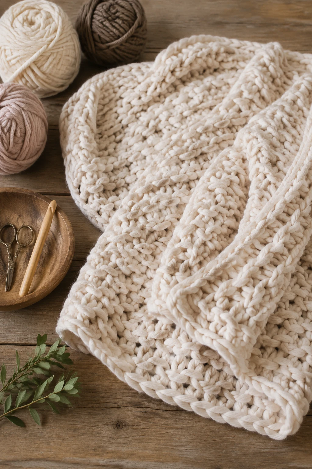 Cozy Chunky Crochet Blanket Gift — crochet gift ideas style outfit