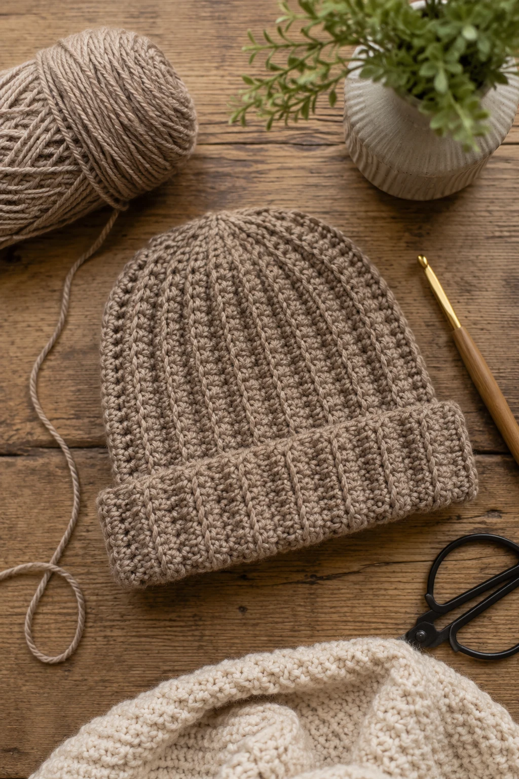 Classic Fisherman's Rib Beanie — crochet hat ideas style outfit