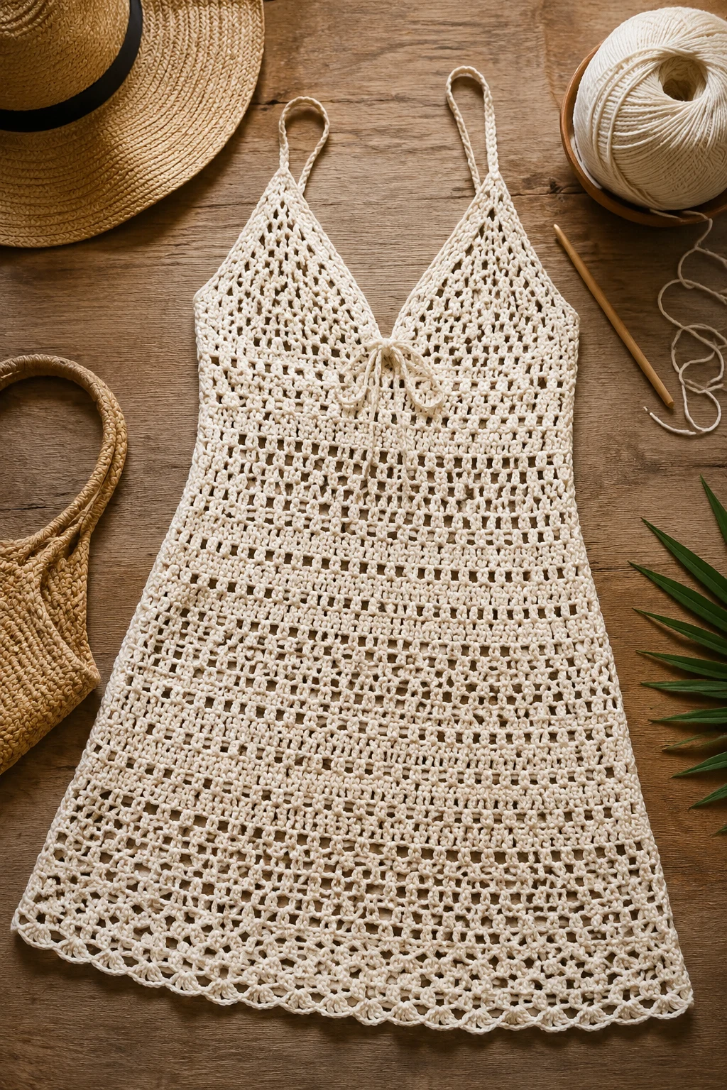Crochet Ideas Clothes: Beach Cover-Up Dress — crochet ideas clothes style outfit
