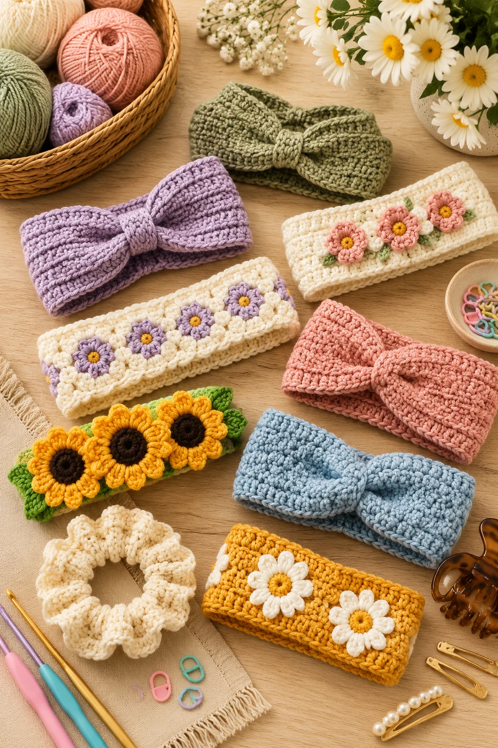 Crochet Ideas for Beginners: Stylish Headbands and Hair Accessories — crochet ideas for beginners style outfit