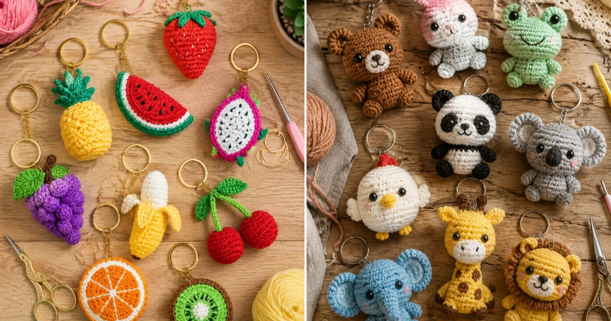Crochet keychain ideas: 12 Gorgeous DIY Ideas for 2026 crochet keychain ideas