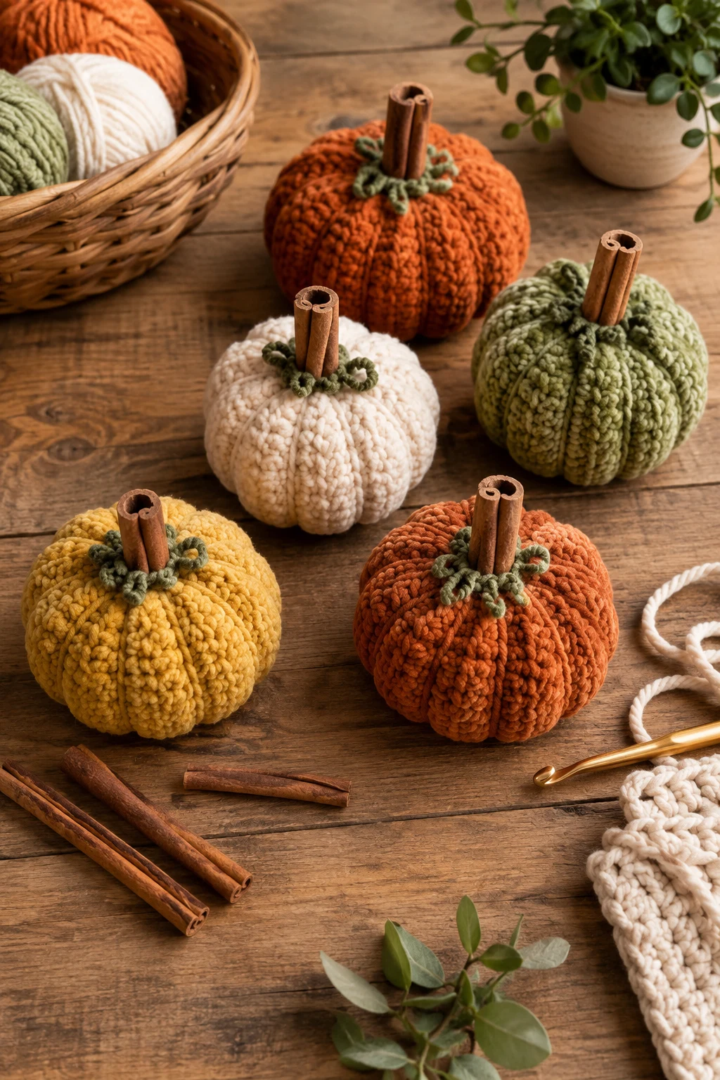 Chunky Velvet Pumpkins Everyone Wants — crochet market ideas style outfit