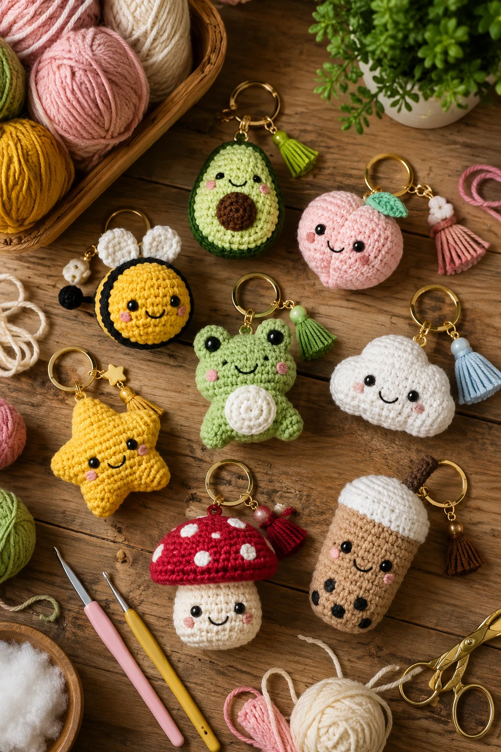 Crochet Market Ideas for Cute Plush Keychains — crochet market ideas style outfit
