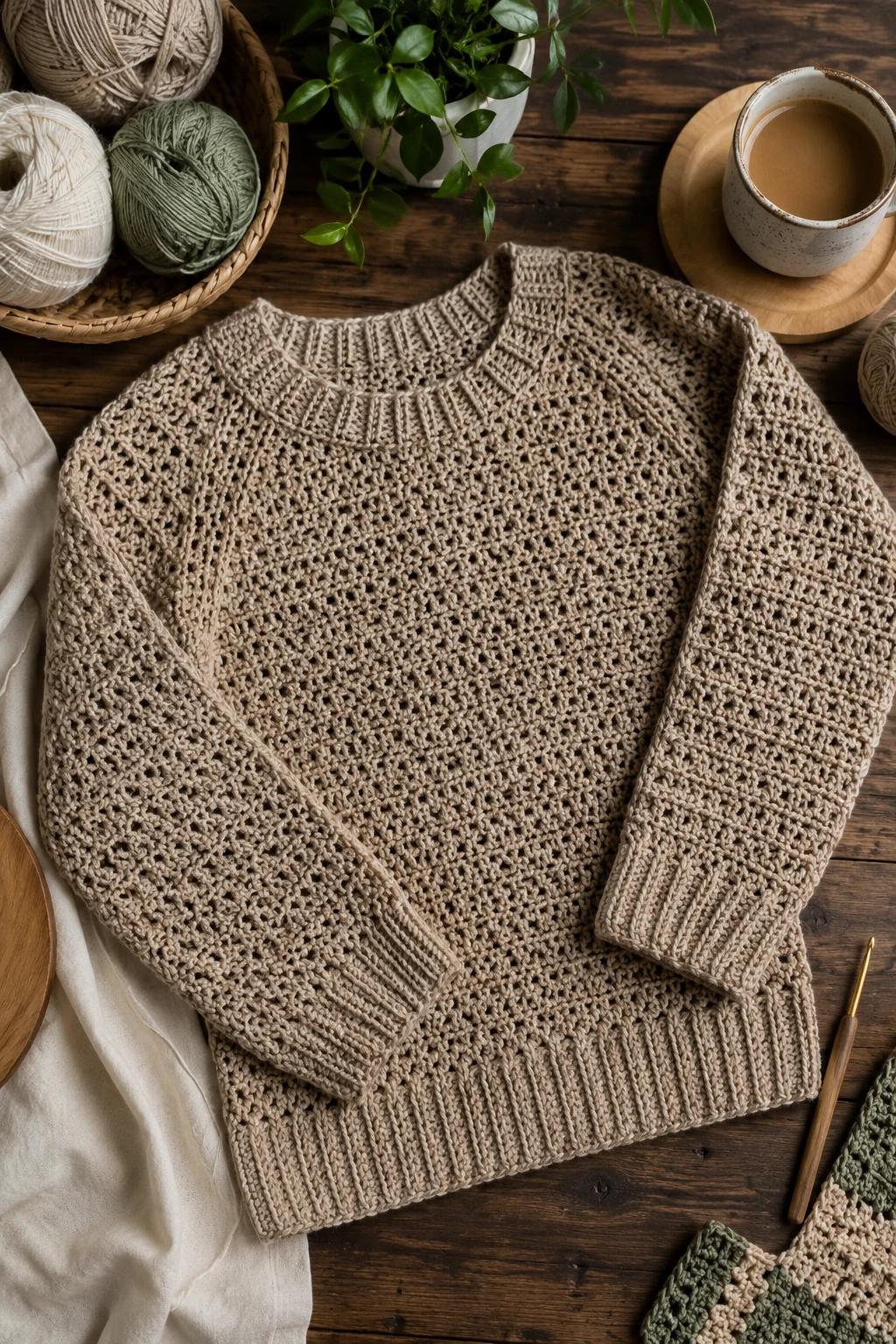 Office-Friendly Crochet Sweater Style — crochet outfit ideas style outfit