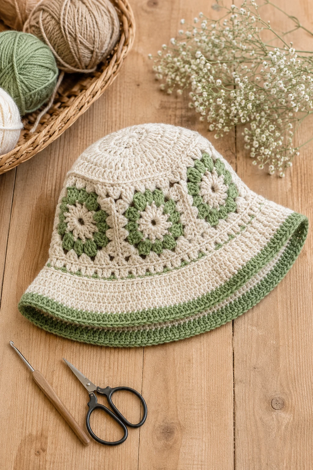 Stylish Bucket Hat — crochet projects ideas style outfit