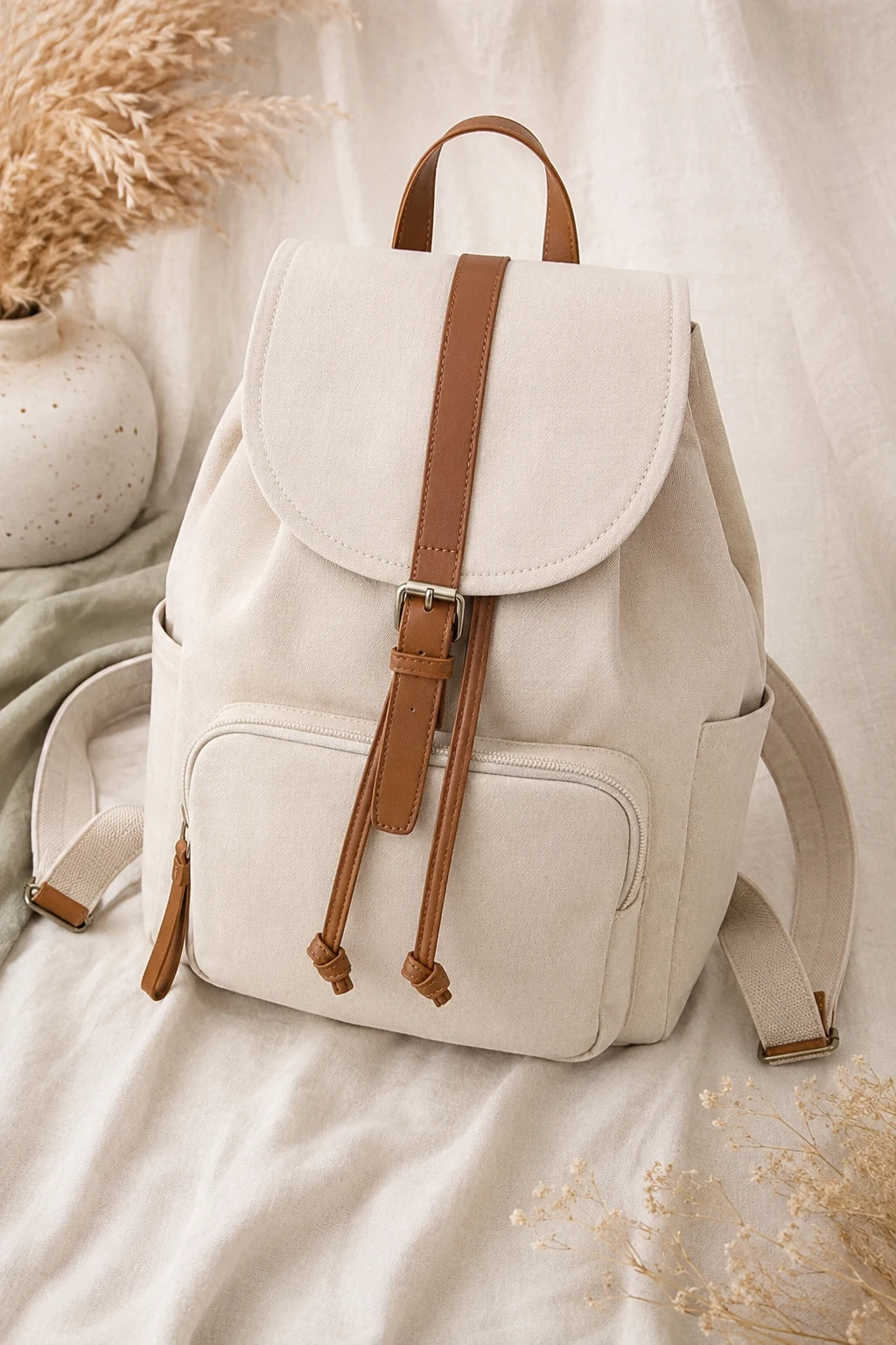 Neutral Cute Backpacks for Minimalist Fashion — cute backpacks style outfit