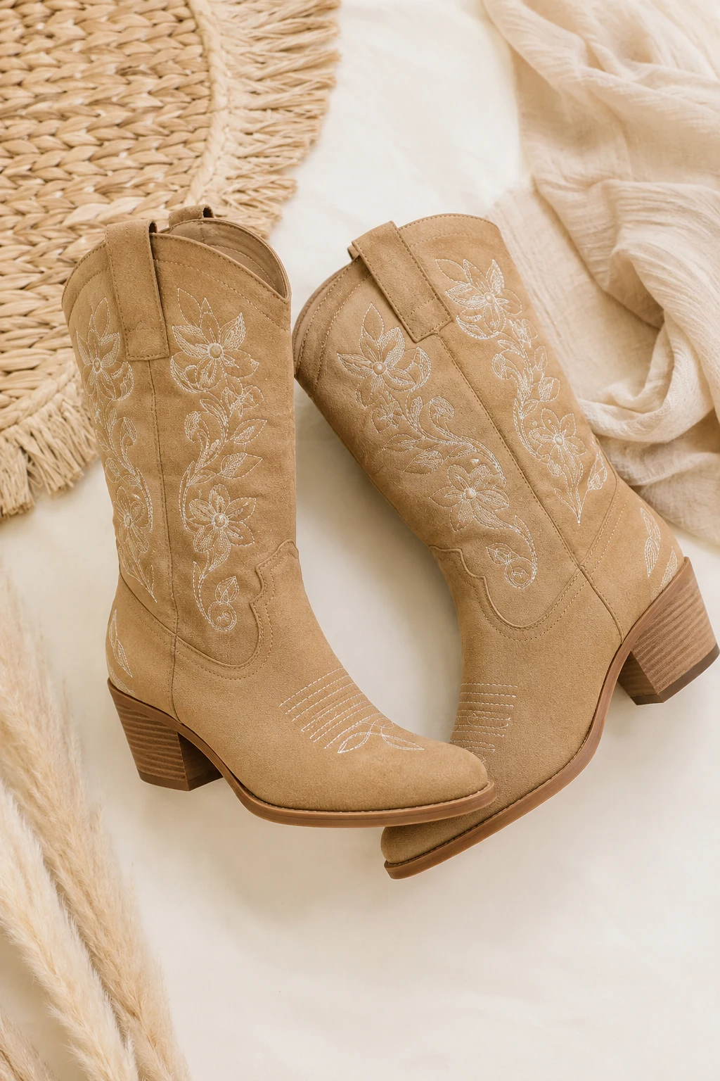 Tan Suede Cute Cowgirl Boots for Everyday Style — cute cowgirl boots style outfit