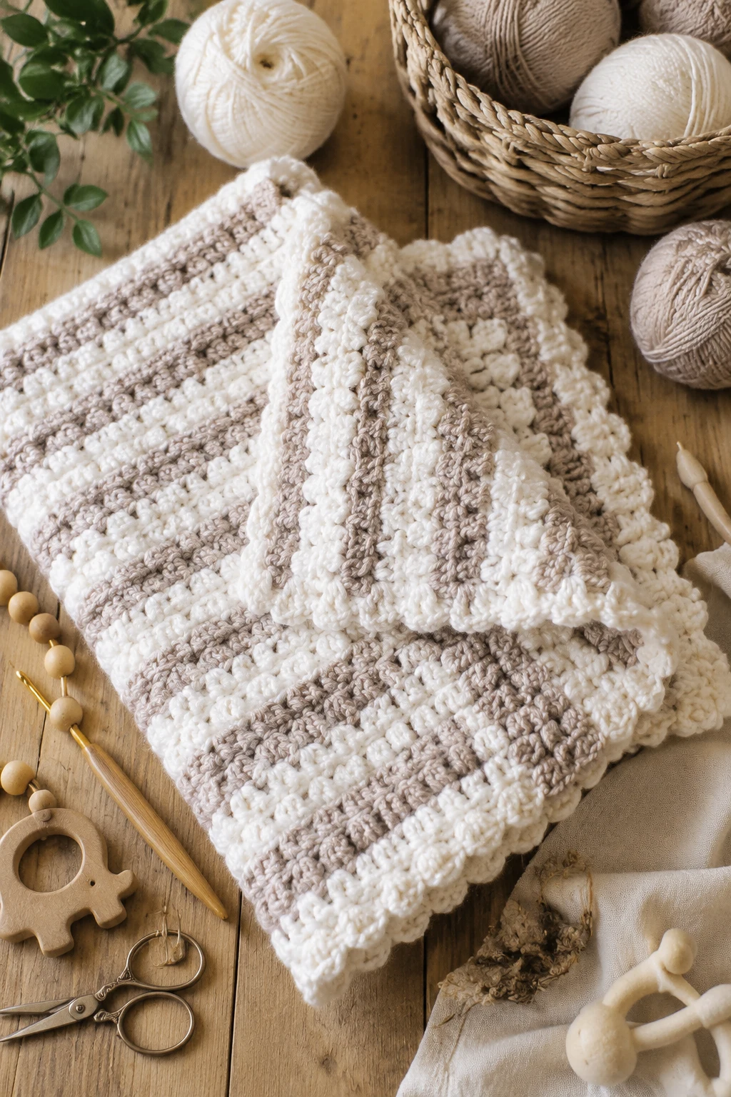 Easy Crochet Ideas: Textured Baby Blanket Gift — easy crochet ideas style outfit