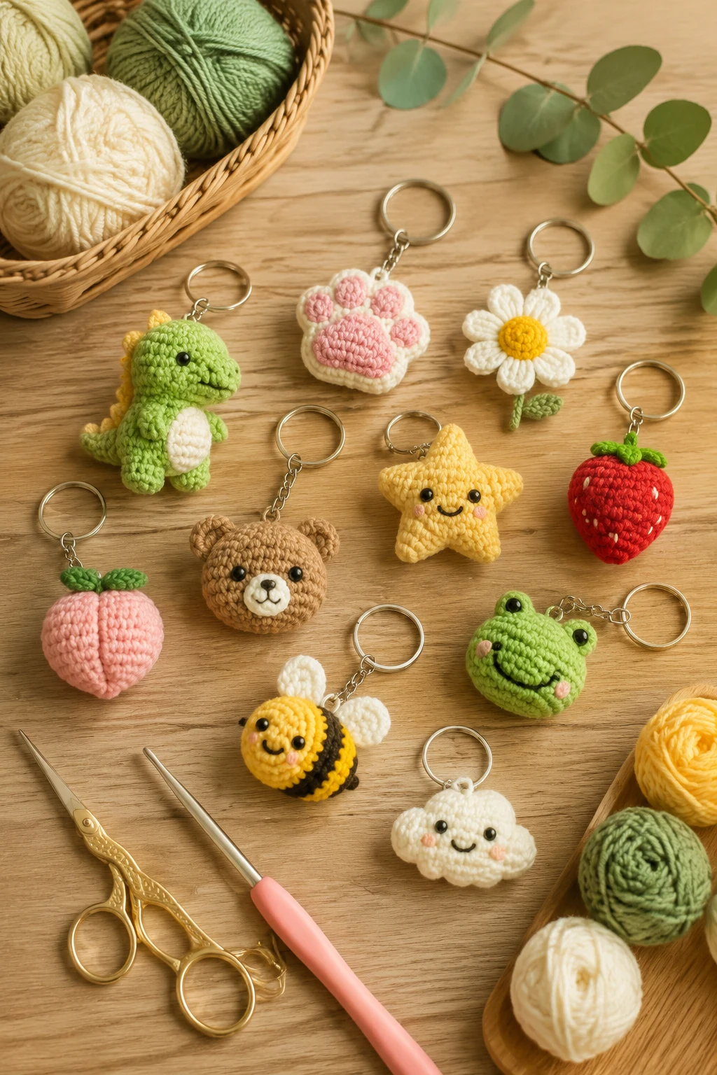 Easy Crochet Ideas: Mini Keychains and Cute Charms — easy crochet ideas style outfit