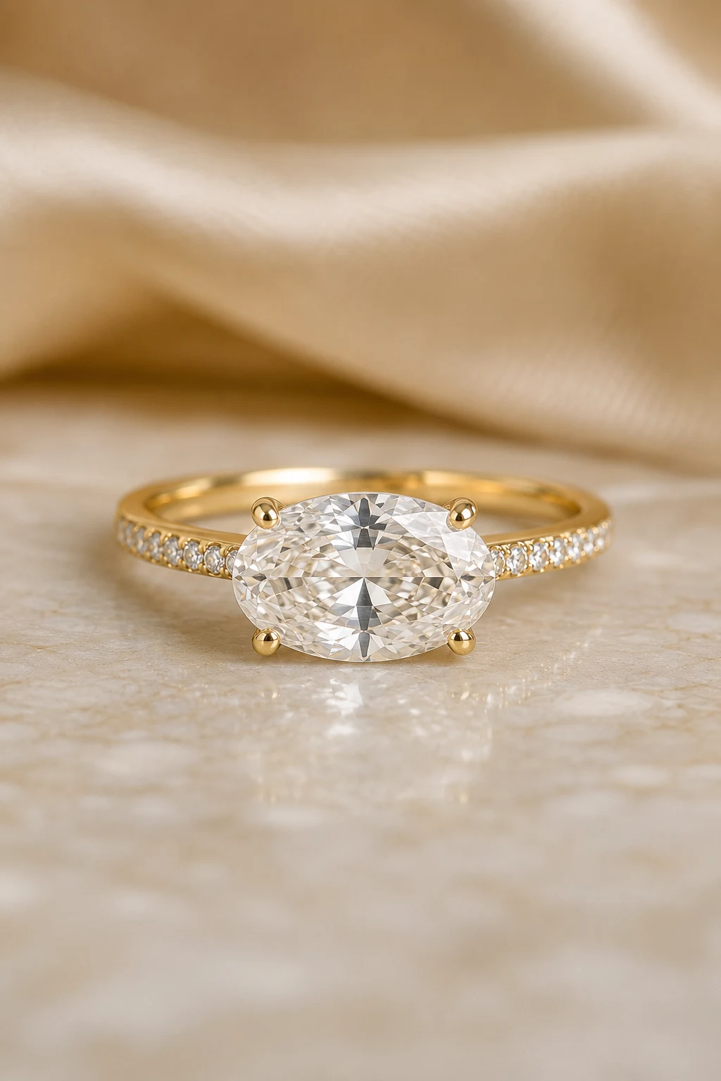 East-West Oval Sophistication for Engagement Rings Unique — engagement rings unique style outfit