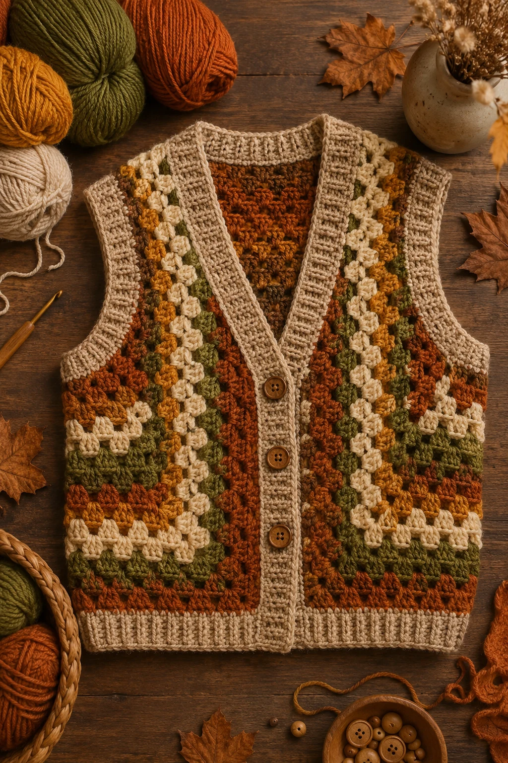 Fall Crochet Ideas for Stylish Sweater Vests — fall crochet ideas style outfit