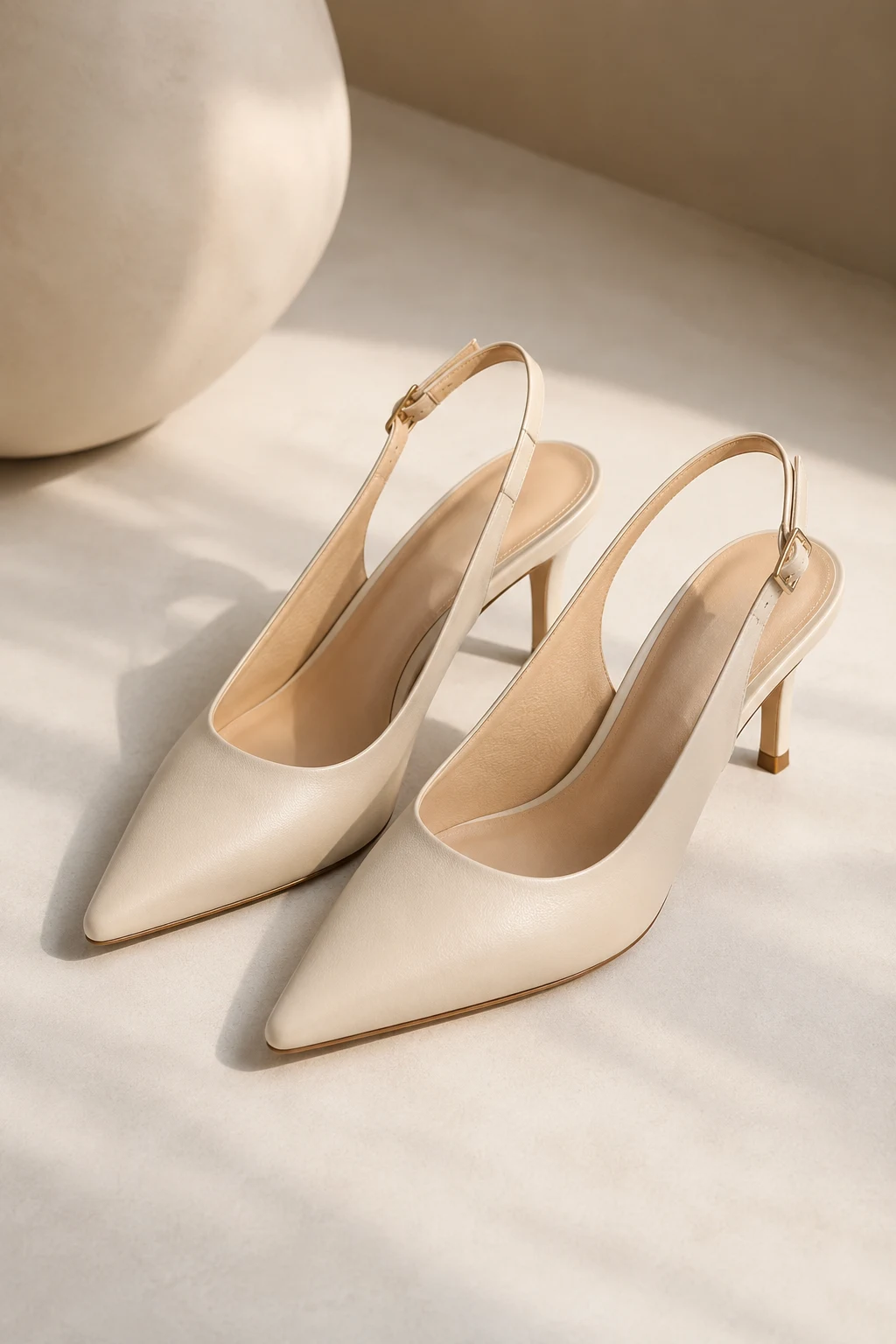 Slingback Heels for Modern Office Style — heels style outfit