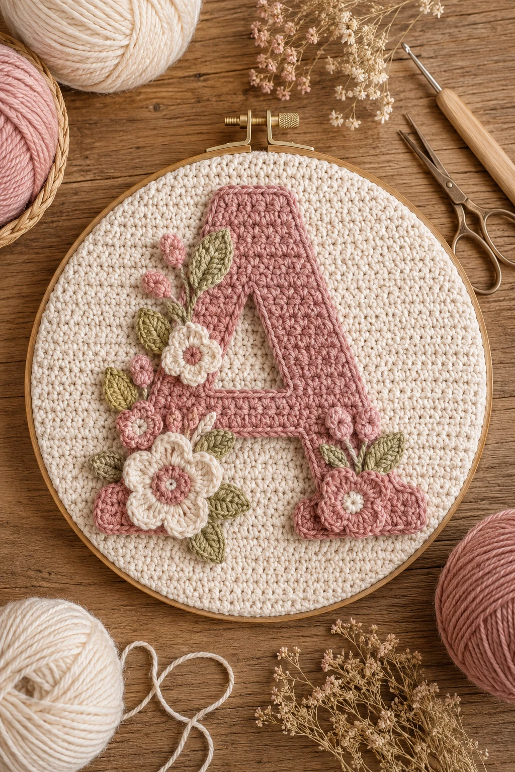 Personalized Initial Wall Art — ideas a crochet style outfit