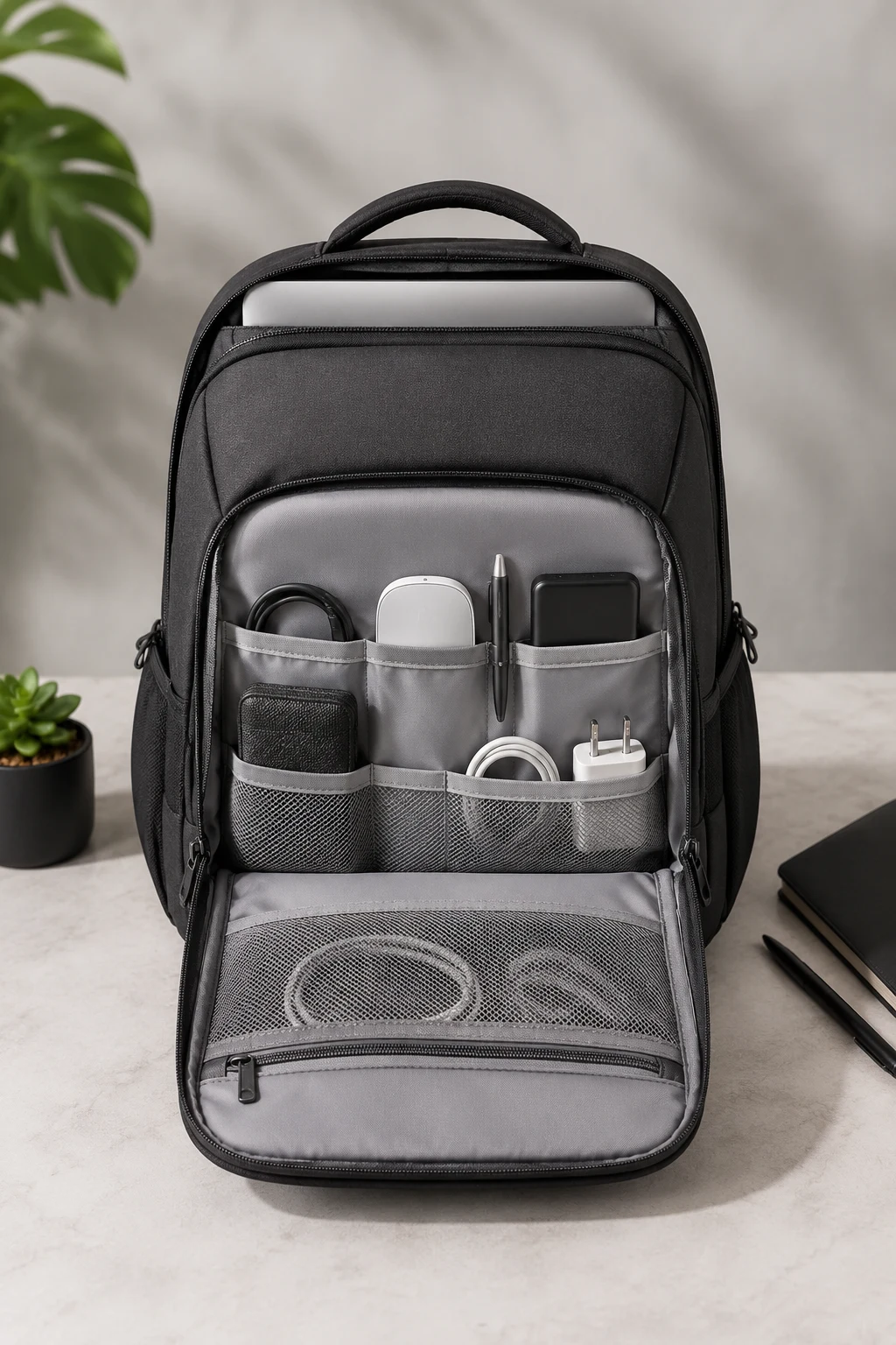 Smart Organization Laptop Backpack for Tech Lovers — laptop backpack style outfit