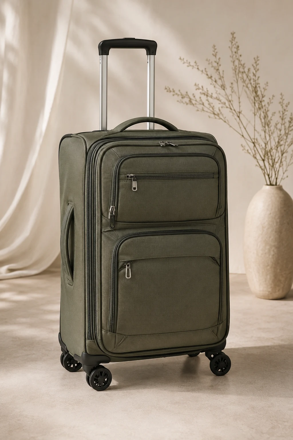 Soft-Sided Luggage for Flexible Packing — luggage style outfit