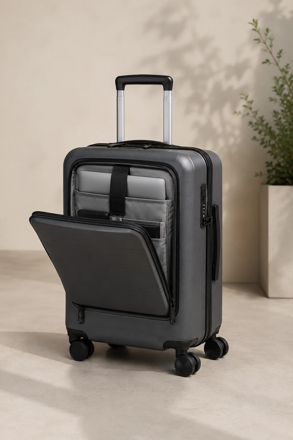 Smart Luggage with Modern Travel Features — luggage style outfit