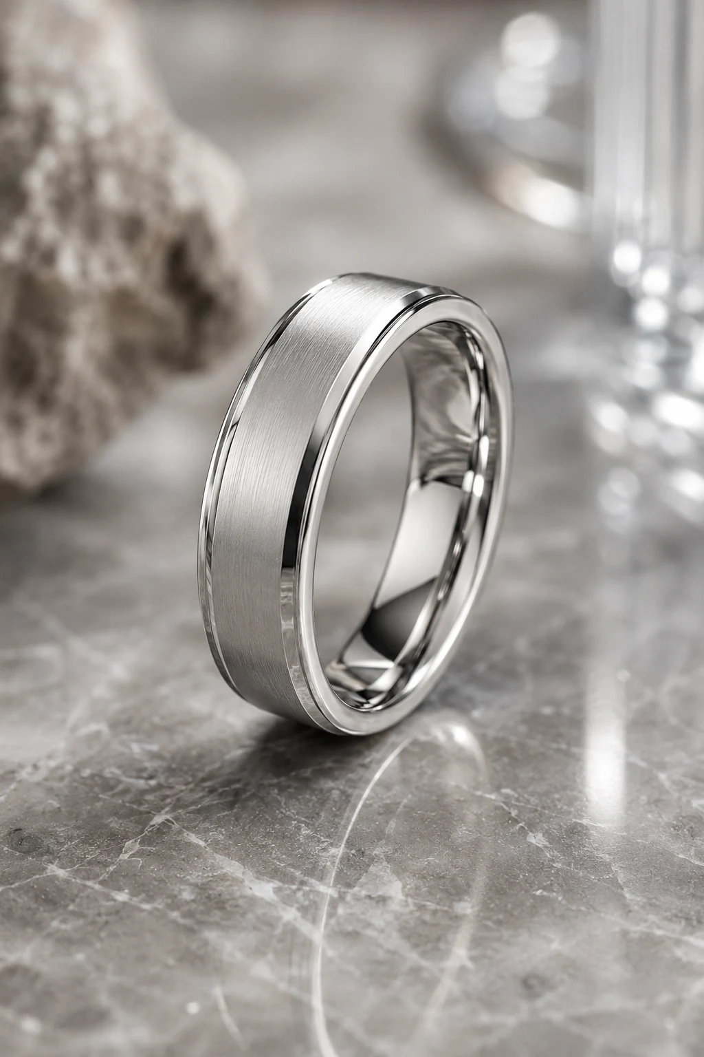Platinum Male Wedding Rings for Lifetime Luxury — male wedding rings style outfit, worn by a stylish man