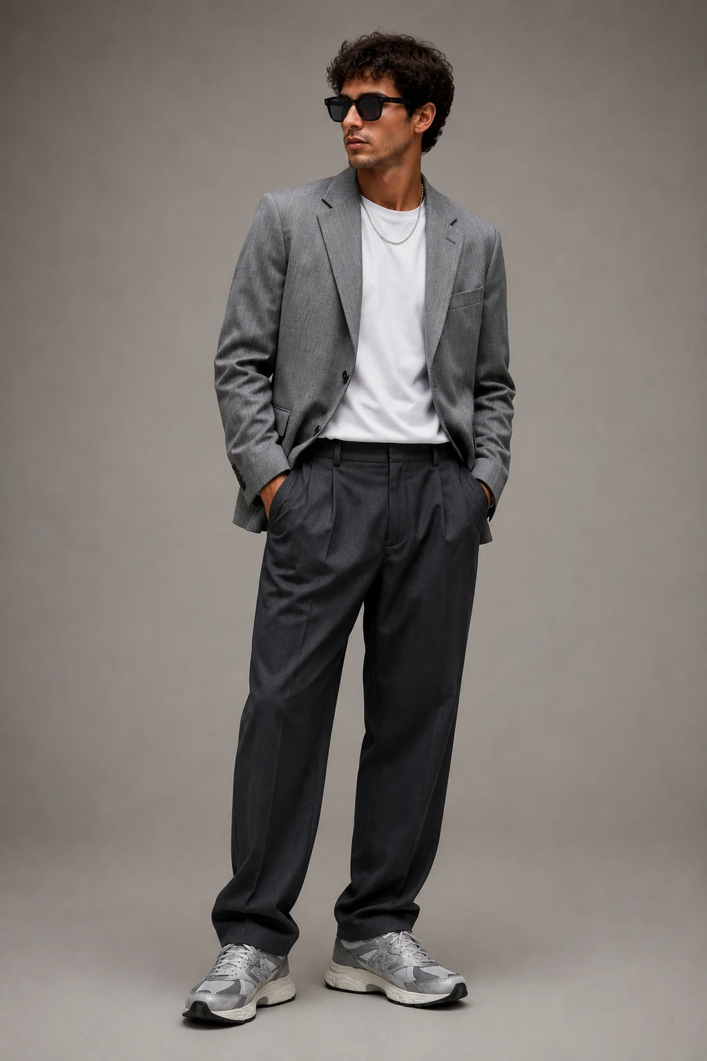 The Smart Casual Blazer Upgrade — men’s new balance 9060 outfits style outfit, worn by a stylish man