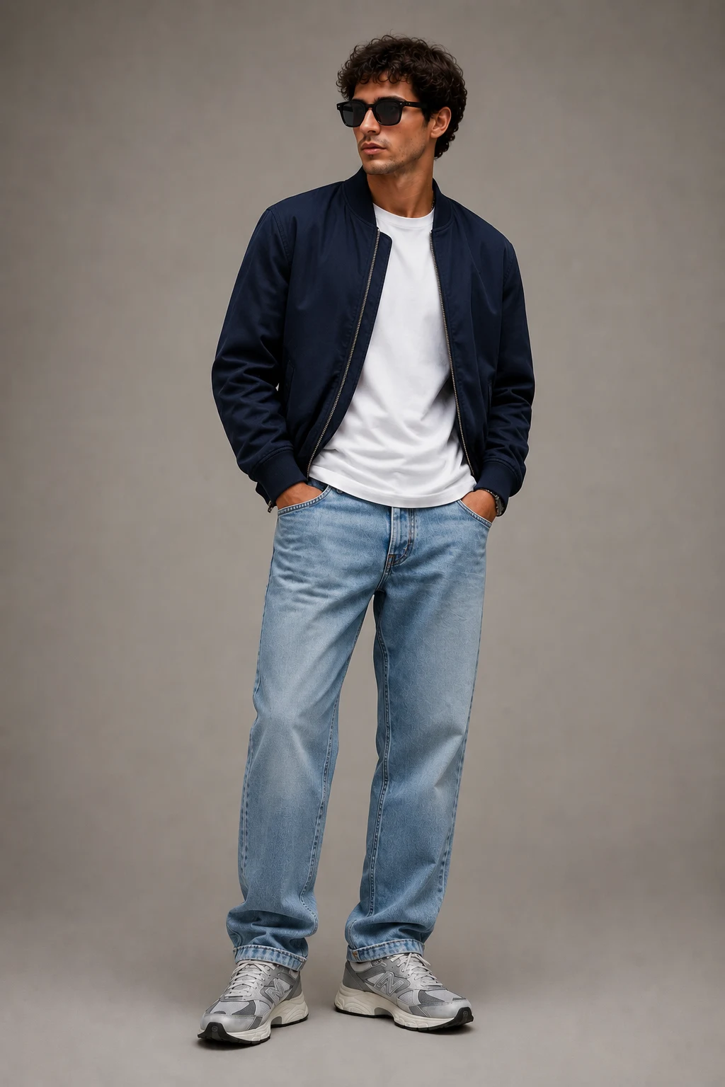 The Weekend Denim Hero — men’s new balance 9060 outfits style outfit, worn by a stylish man