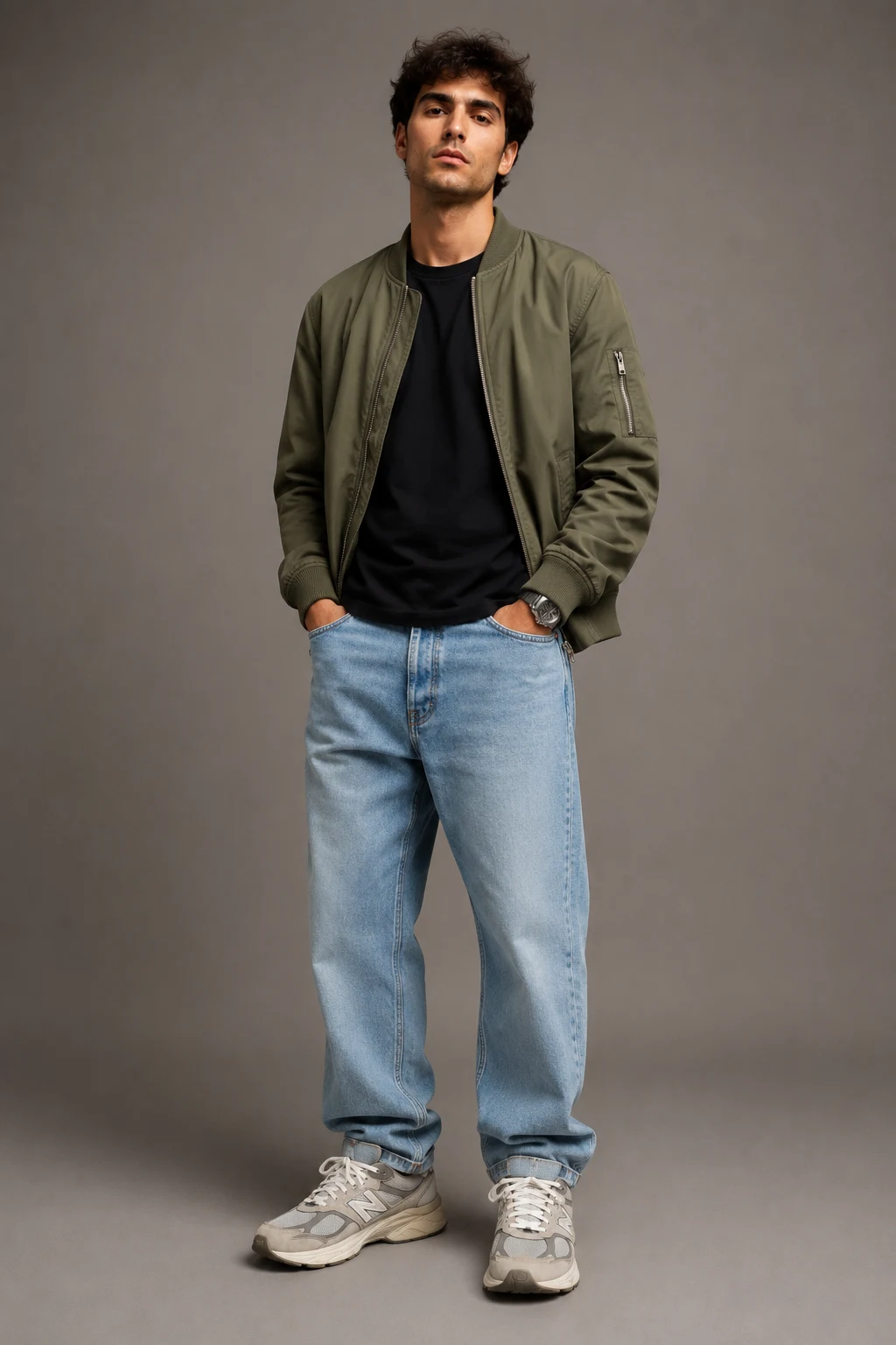 The Relaxed Denim Weekend Uniform — mens outfits with new balance 9060 style outfit, worn by a stylish man