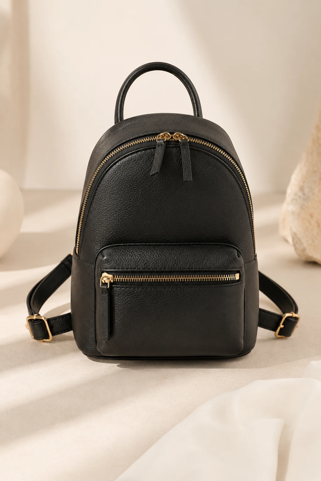 The Classic Leather Mini Backpack — mini backpack style outfit