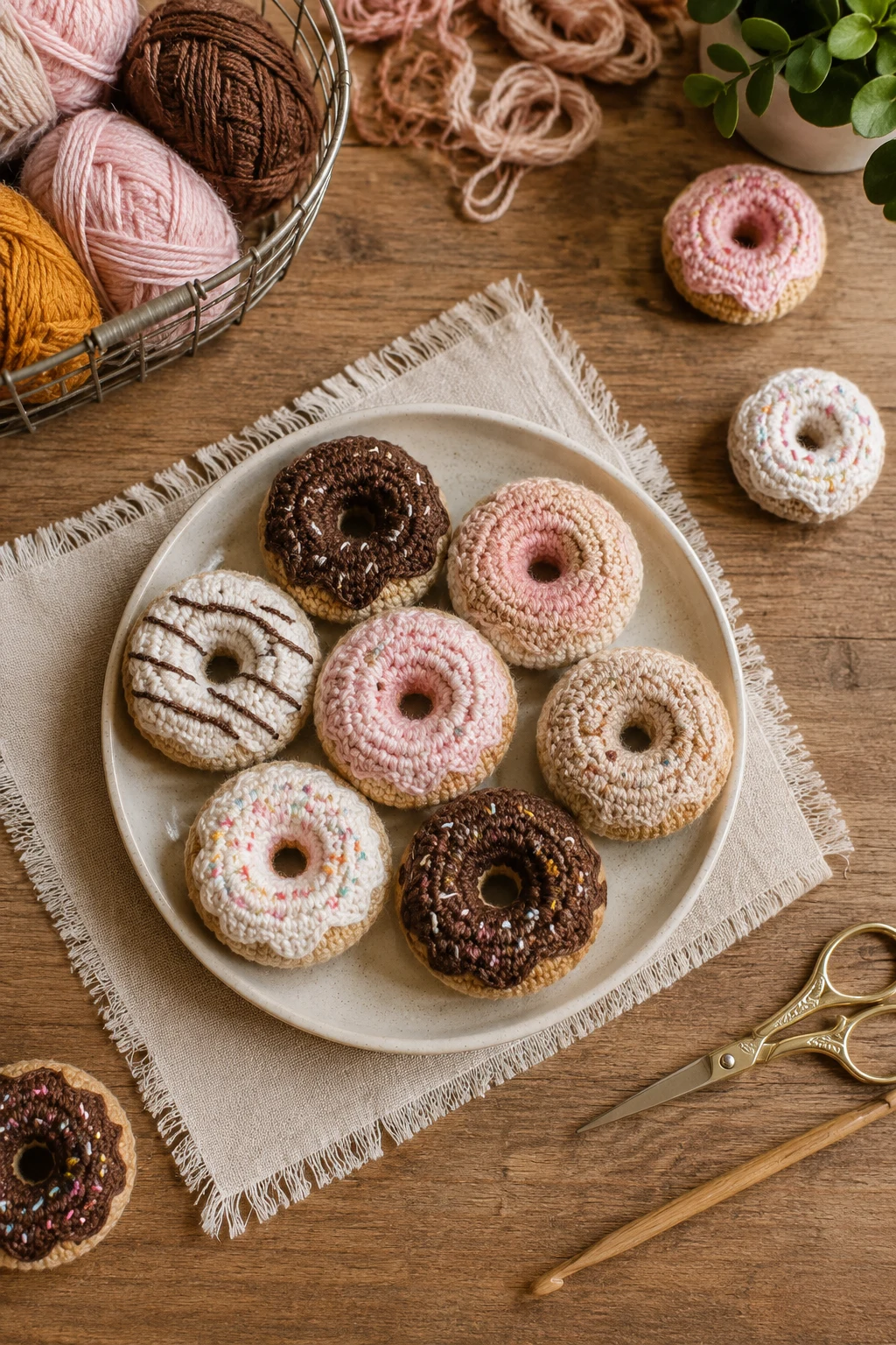 Mini Donuts That Look Good Enough to Eat — mini crochet ideas style outfit