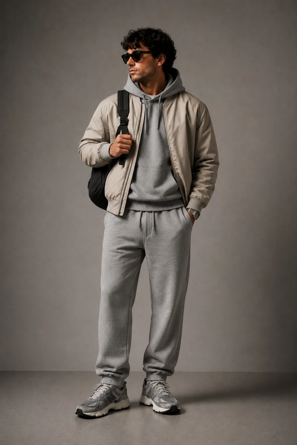 The Airport Fit You'll Wear Everywhere — new balance 9060 grey men outfits style outfit, worn by a stylish man