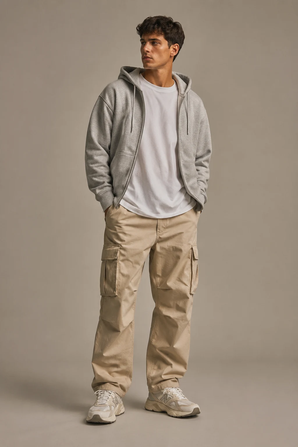The Coffee Run King — new balance 9060 mens outfits style outfit, worn by a stylish man