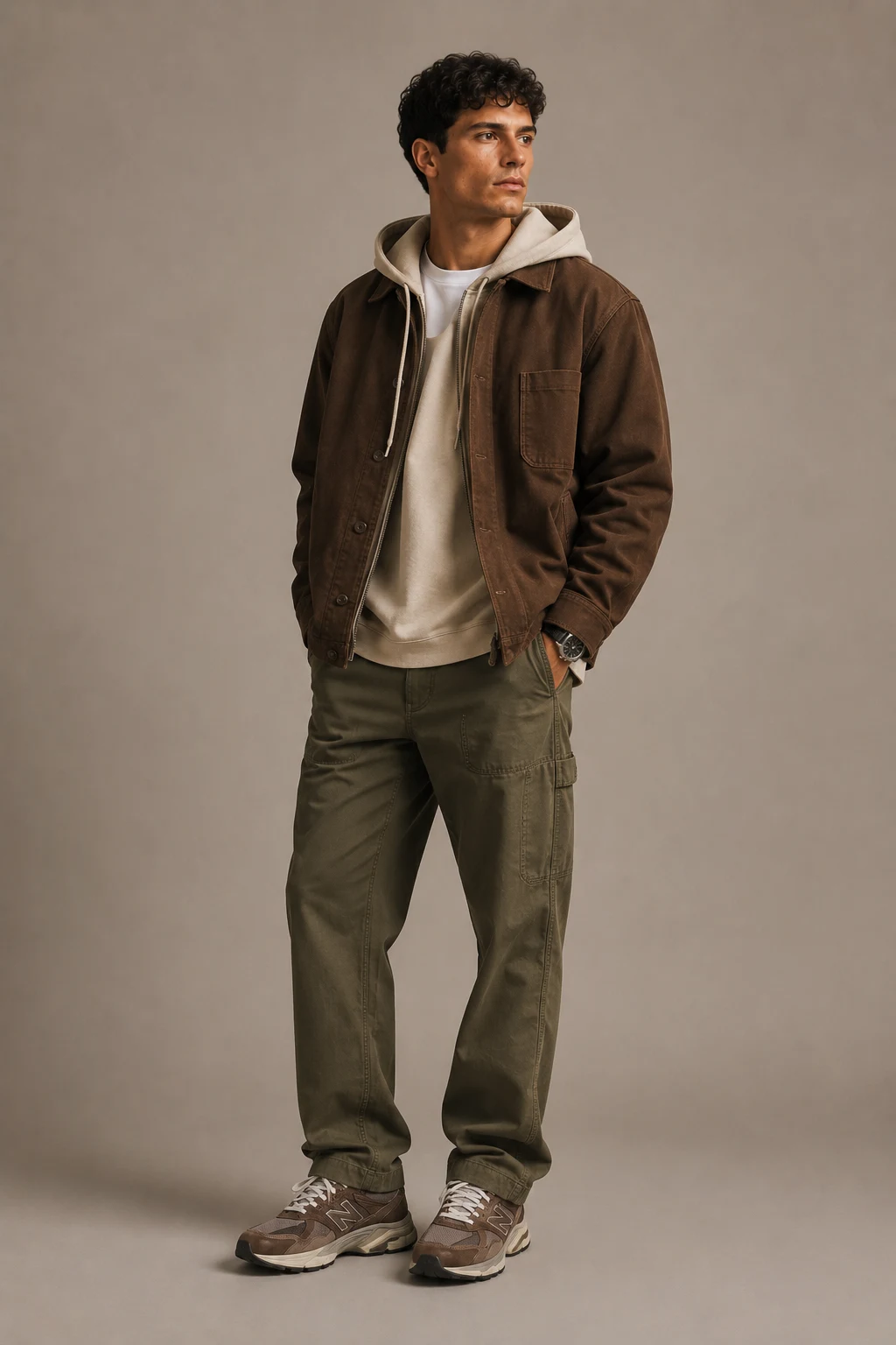 The Layered Autumn Favorite — new balance 9060 mens outfits style outfit, worn by a stylish man