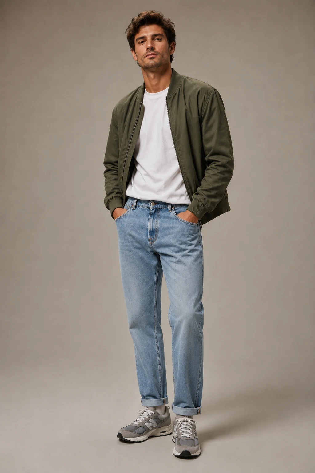 The Vintage Denim Combo That Never Misses — new balance shoes men style outfit, worn by a stylish man