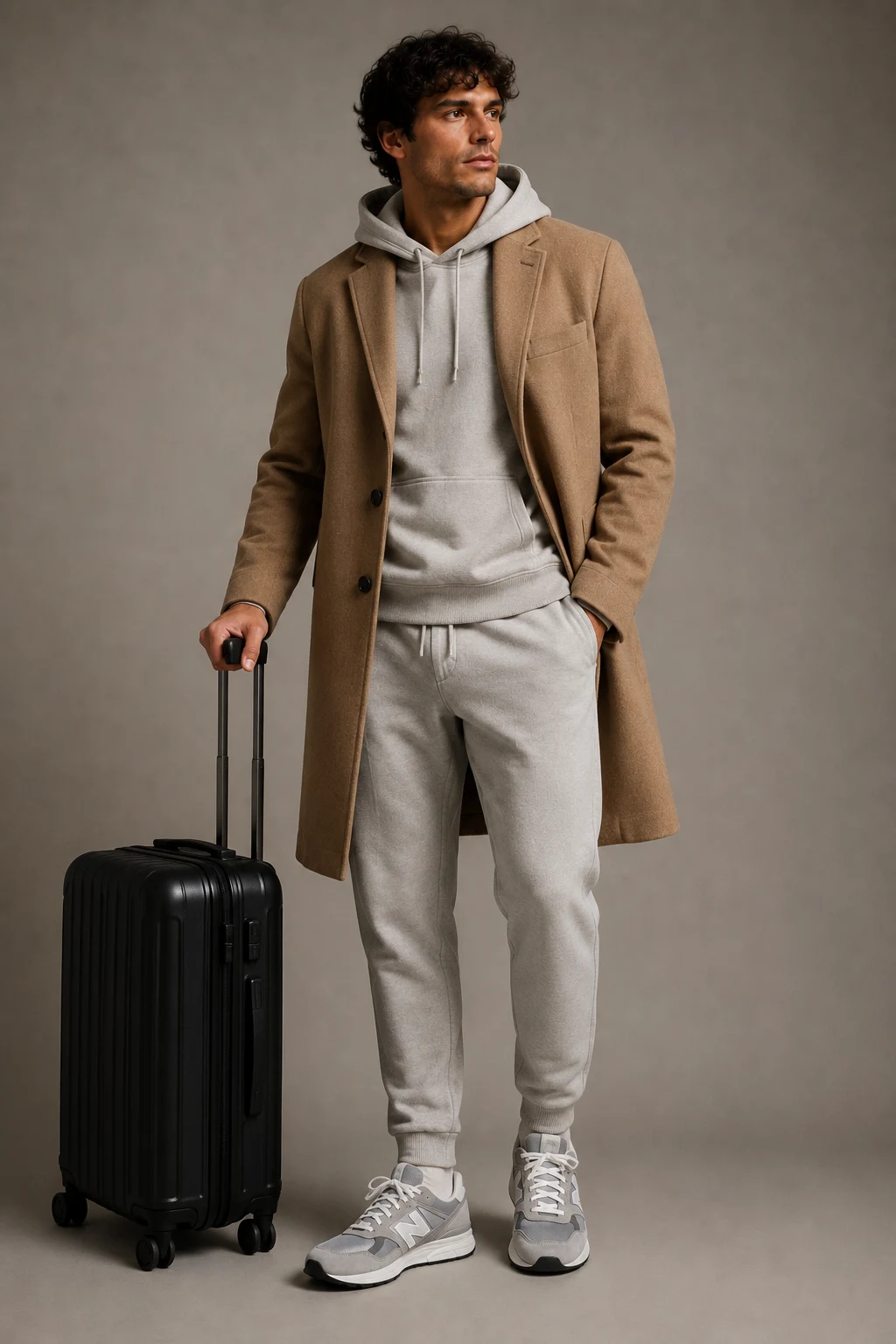 The Airport Outfit That Actually Looks Stylish — new balance shoes men style style outfit, worn by a stylish man