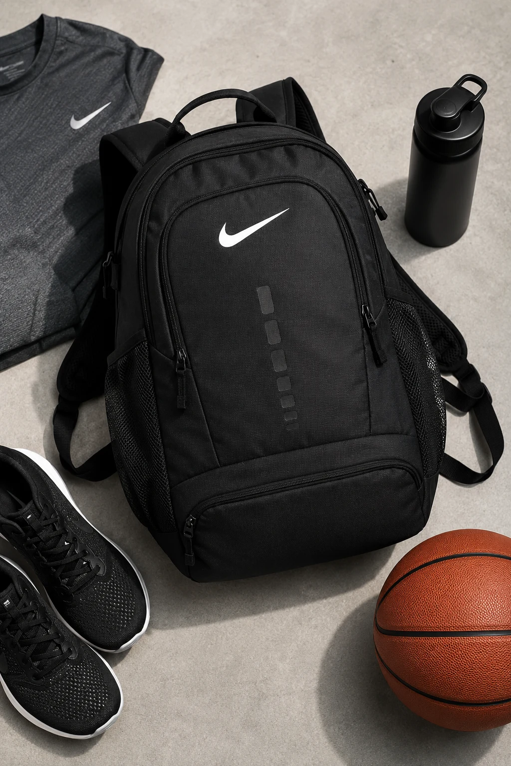 Gym-Ready Nike Elite Backpack Setup — nike elite backpack style outfit