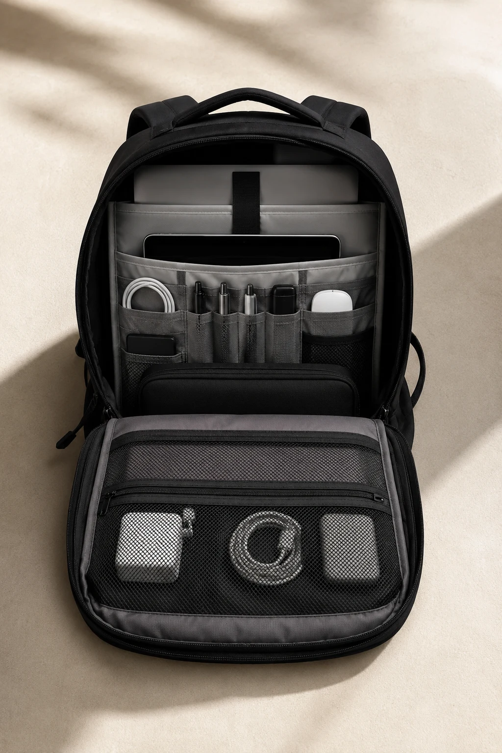 Tech Organizer North Face Backpack Setup — north face backpack style outfit