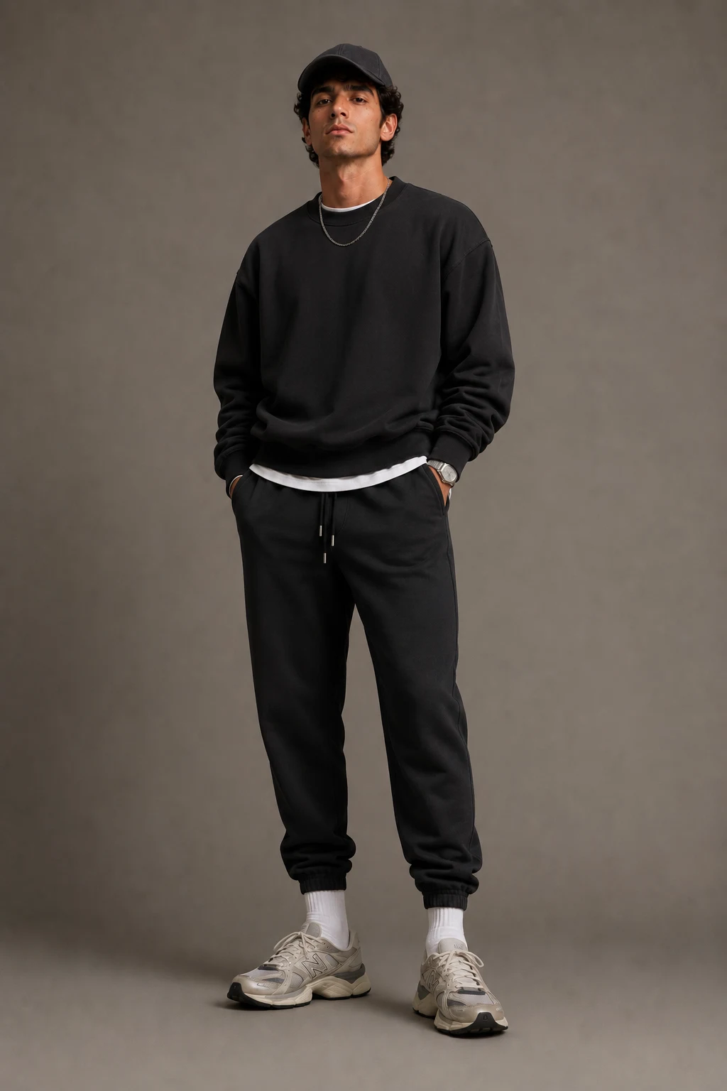 The Athletic Off-Duty Look — outfits to wear with new balance 9060 men style outfit, worn by a stylish man