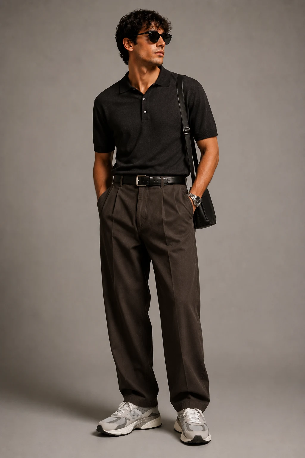 The Smart Casual Trouser Fit That Changes Minds — outfits with new balance 9060 men’s style outfit, worn by a stylish man