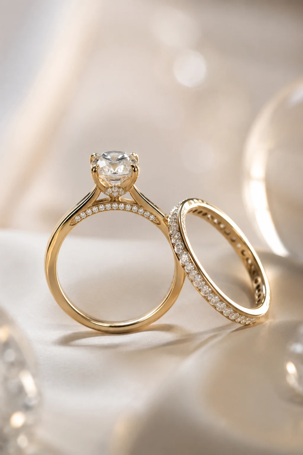Hidden Halo Oval Wedding Rings for Extra Sparkle — oval wedding rings style outfit