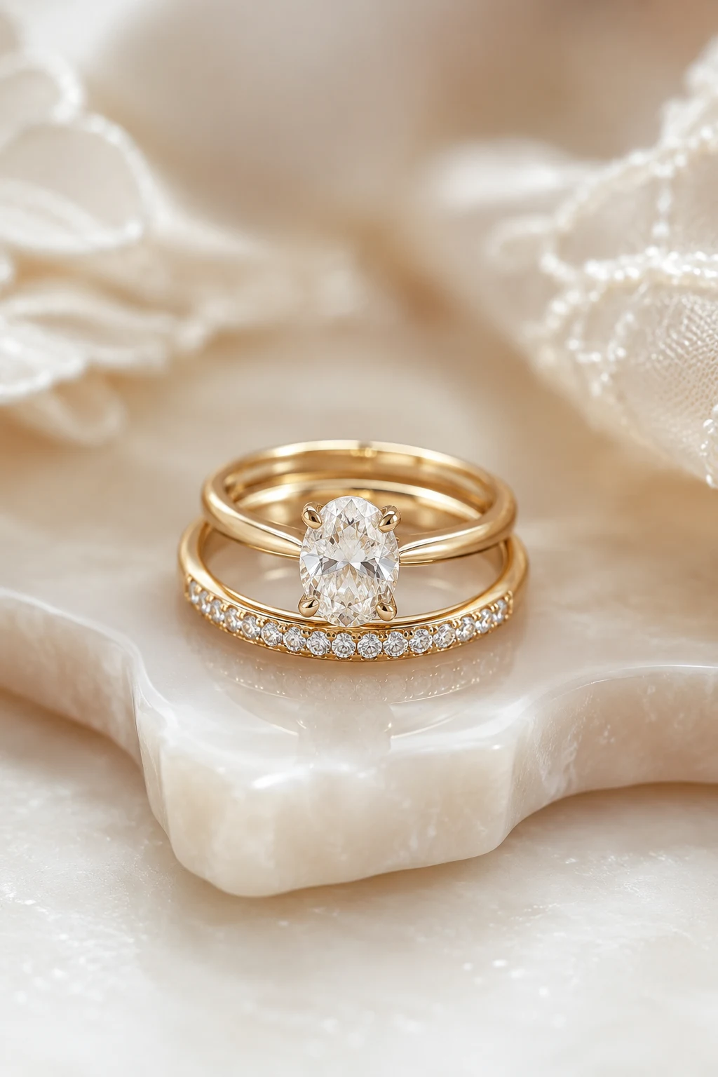 Minimalist Oval Wedding Rings for Everyday Elegance — oval wedding rings style outfit