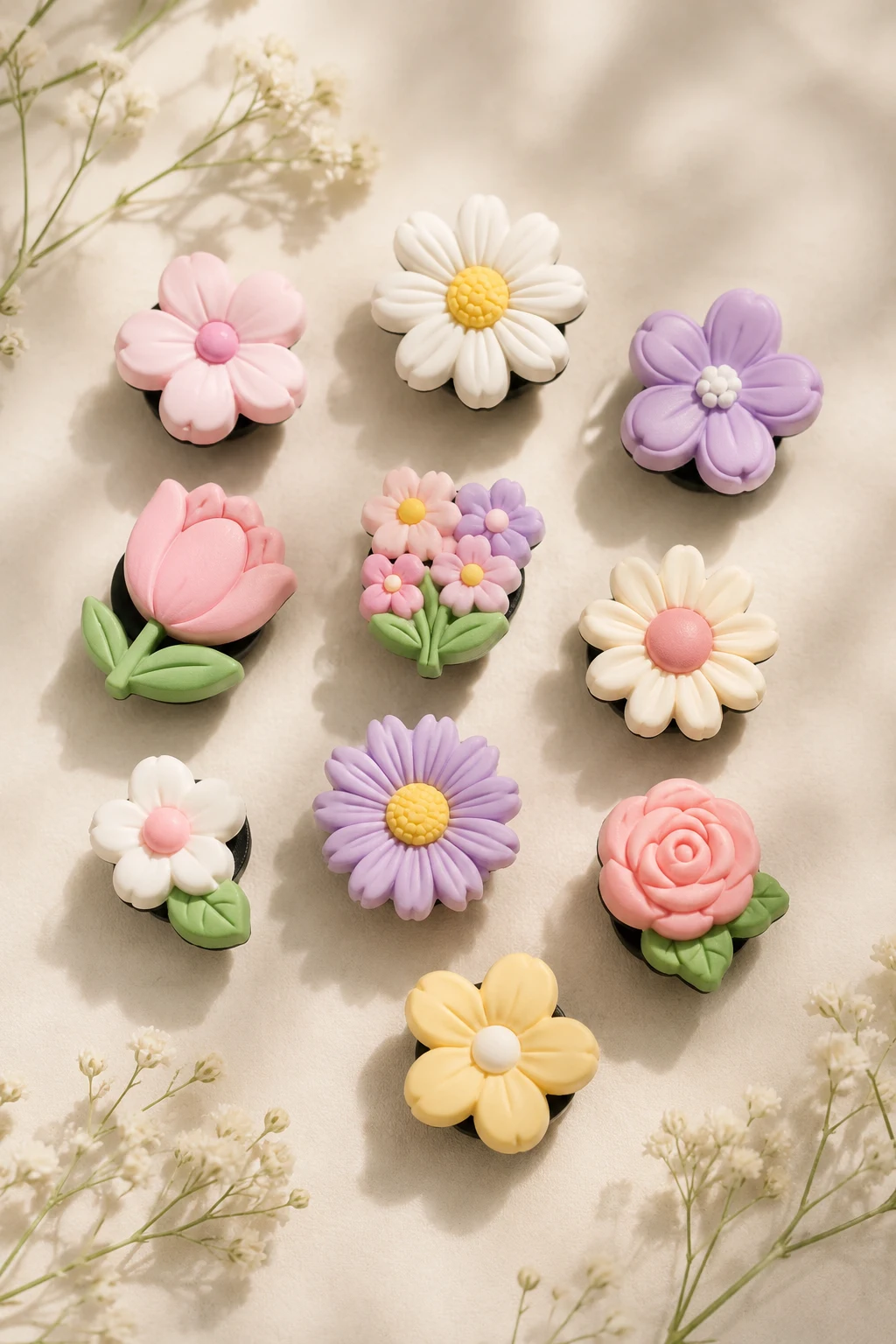 Floral Shoe Charms for Spring and Summer — shoe charms style outfit