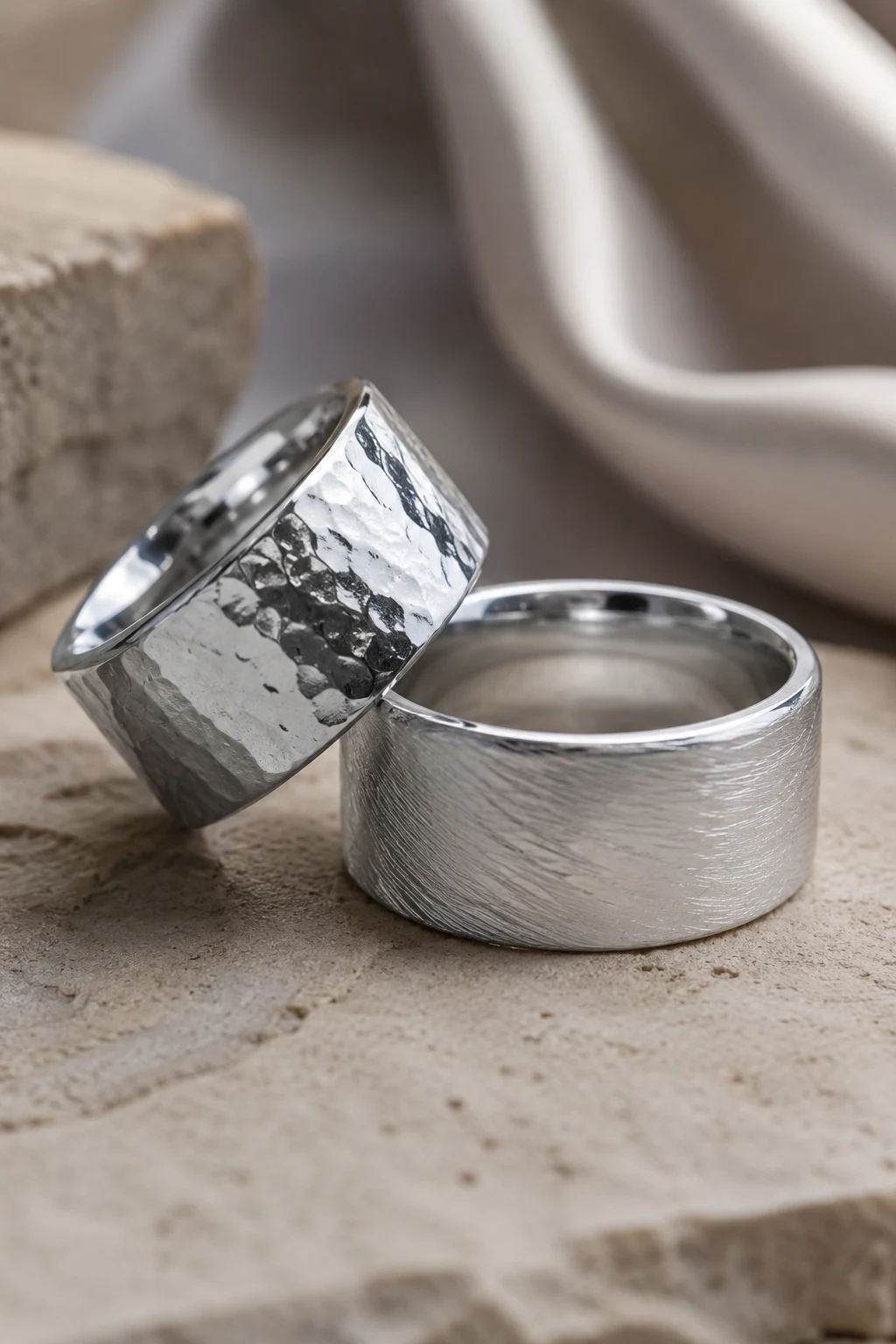 Bold Wide Silver Wedding Rings That Make a Statement — silver wedding rings style outfit