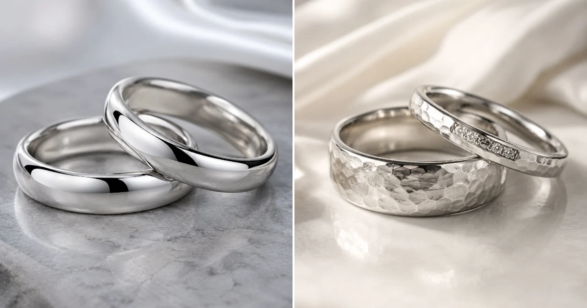 Silver wedding rings: 15 Amazing Looks for 2026 silver wedding rings