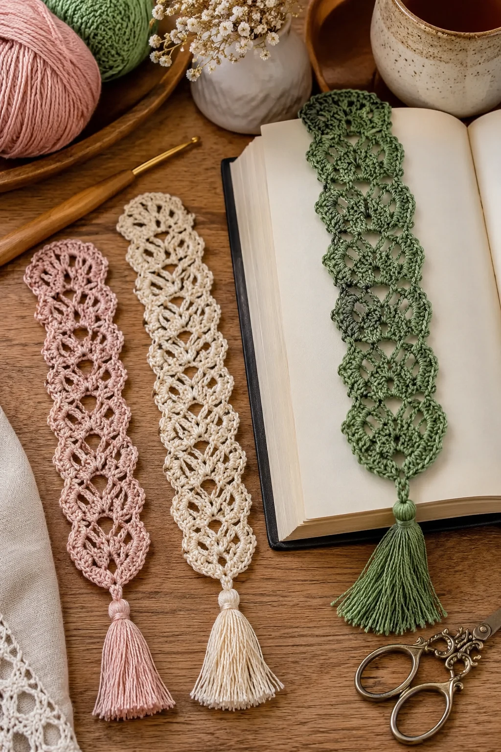 Small Crochet Ideas for Elegant Lace Bookmarks — small crochet ideas style outfit