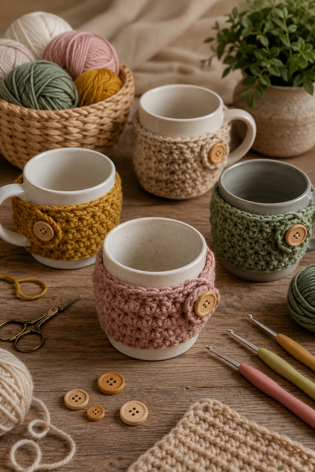 Small Crochet Ideas for Cozy Mug Sweaters — small crochet ideas style outfit