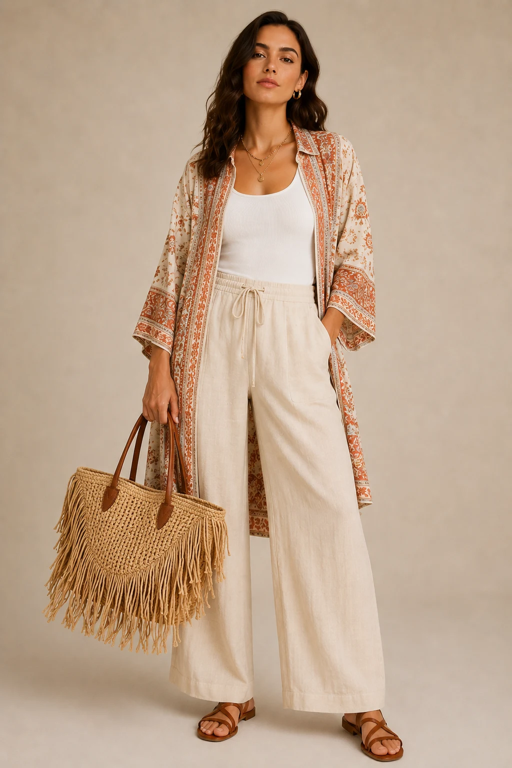 The Boho Fringe Bag That Loves Sunset Walks — summer beach bag 2026 style outfit