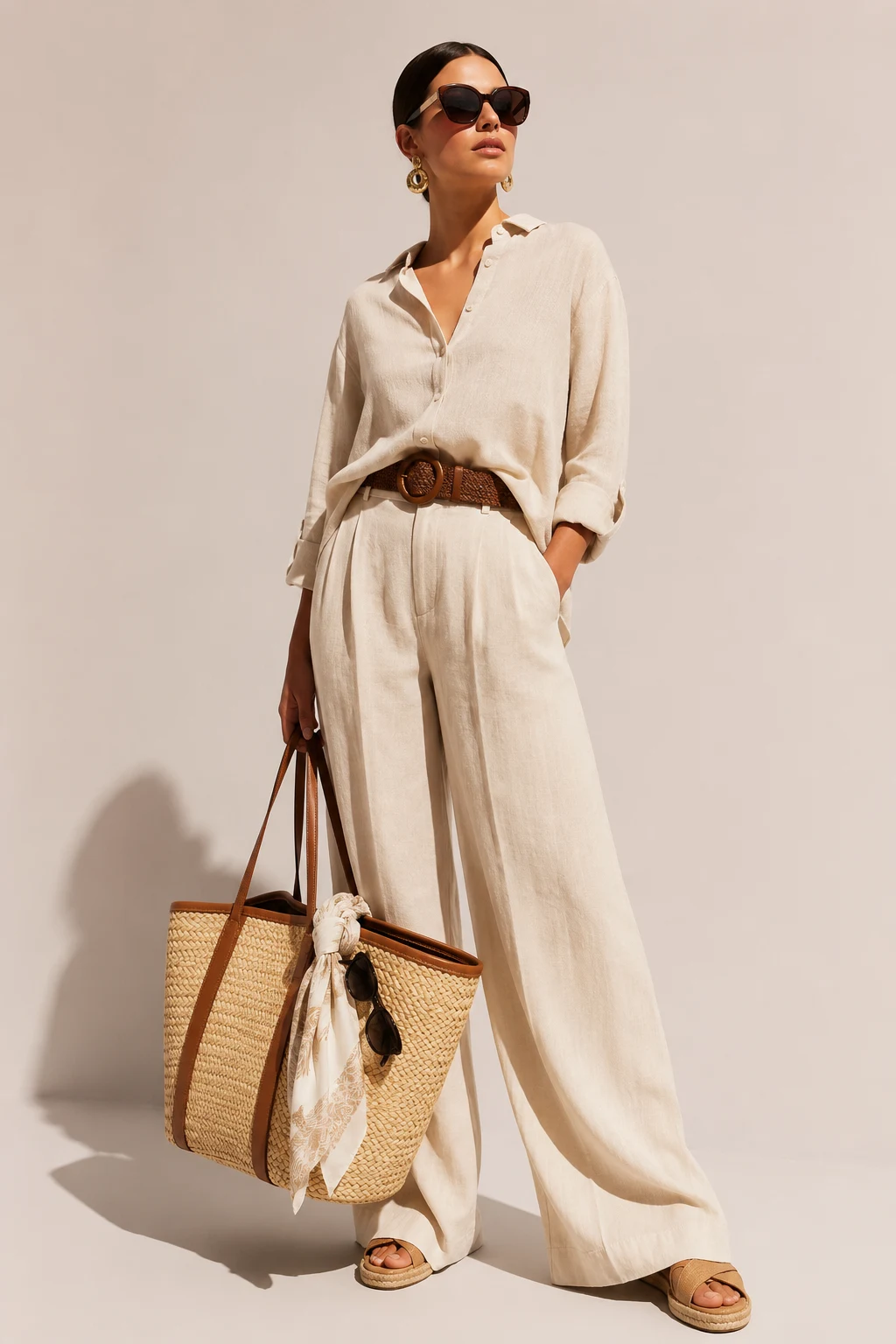 The Oversized Straw Tote That Screams Vacation — summer beach bag gift ideas style outfit