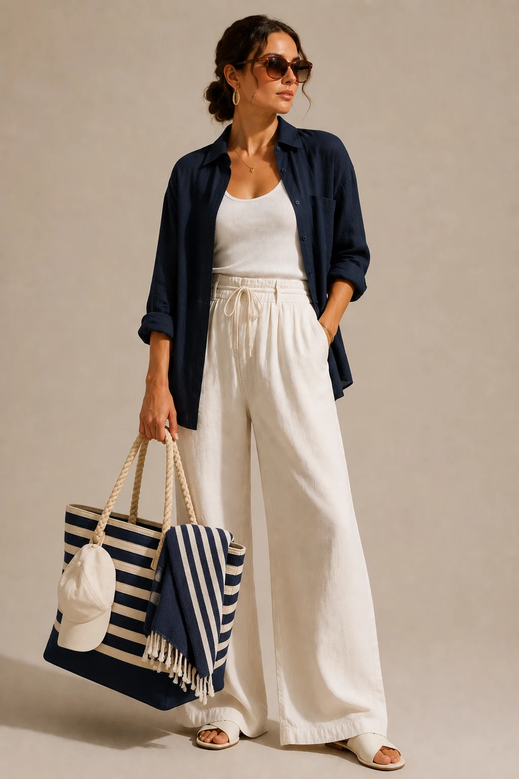 The Nautical Weekend Getaway Bag — summer beach bag gift style outfit