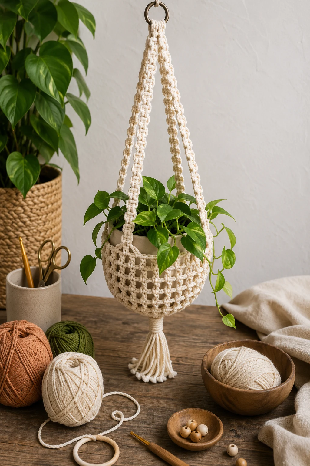 Summer Crochet Ideas for Hanging Plant Holders — summer crochet ideas style outfit