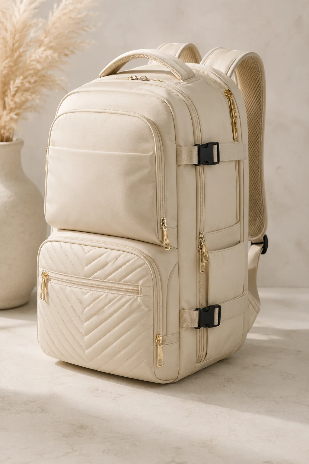 Travel Backpack with Smart Organization — travel backpack style outfit