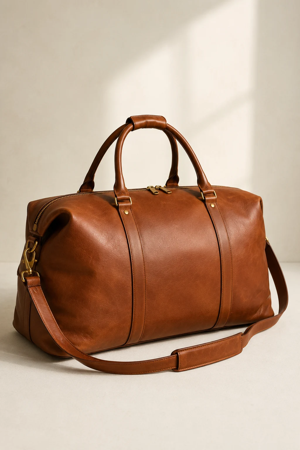 Chic Leather Travel Bag — travel bag style outfit