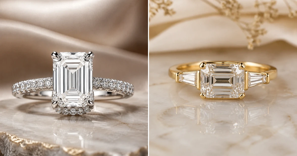 Unique emerald cut engagement rings: 9 Top Looks for 2026 unique emerald cut engagement rings