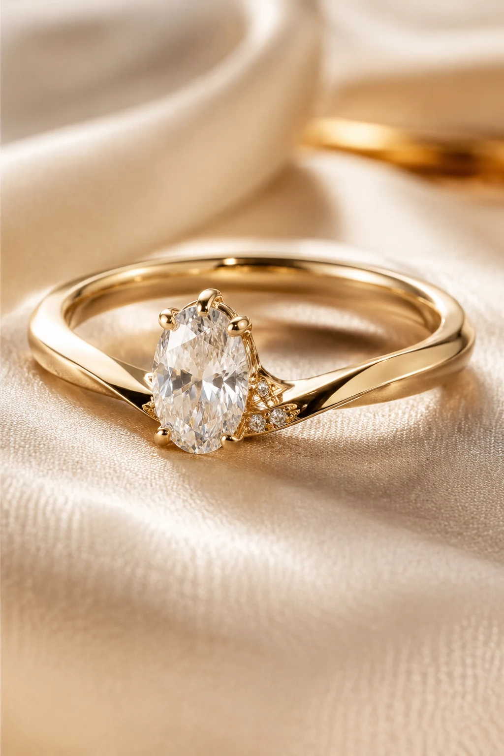 Hidden Halo Unique Gold Engagement Rings — unique gold engagement rings style outfit